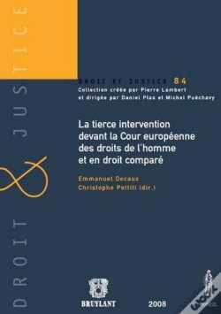 Capa do artigo La Tierce Intervention Devant La Cour Européenne Des Droits De L'Homme Et En Droit Comparé