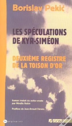Capa do artigo La Toison D'Or T.2 ; Les Speculations De Kyr-Simeon