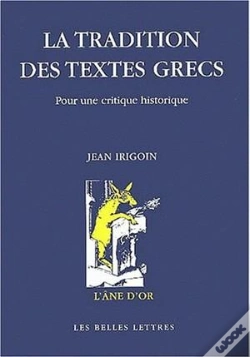 Capa do artigo La Tradition Des Textes Grecs ; Pour Une Critique Historique