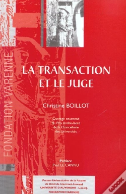 Capa do artigo La Transaction Et Le Juge