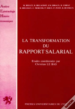 Capa do artigo La Transformation Du Rapport Salarial