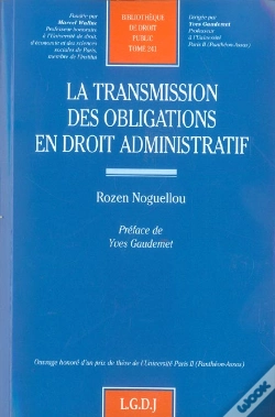 Capa do artigo La Transmission Des Obligations En Droit Administratif