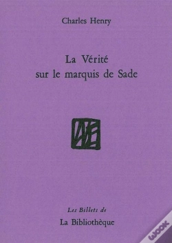 Capa do artigo La Vérité Sur Le Marquis De Sade