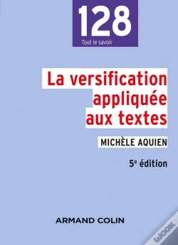 Capa do artigo La Versification Appliquée Aux Textes (5e Édition)