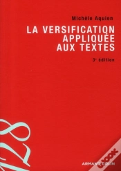 Capa do artigo La Versification Appliquée Aux Textes