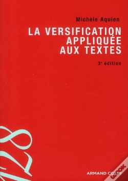 Capa do artigo La Versification Appliquée Aux Textes
