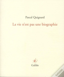 Capa do artigo La Vie N'Est Pas Une Biographie