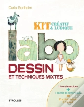 Labo Dessin Et Techniques Mixtes ; Kit Créatif Et Ludique