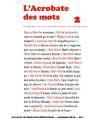 L'Acrobat Des Mots T.2 - Preview
