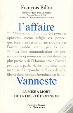 Capa do artigo L'Affaire Vanneste : La Mise À Mort De La Liberté D'Opinion