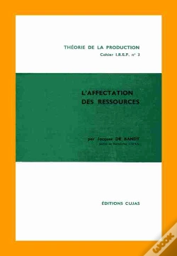 Capa do artigo L'Affectation Des Ressources ; Critères Intersectoriels D'Efficacité