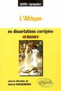 L'Afrique En Dissertations Corrigées Et Dossiers - Preview