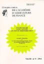 L'Agriculture Dans L'Avenir Du Monde Mediterraneen ; Comptes Rendus T.80 ; Aaf N.9 - Preview