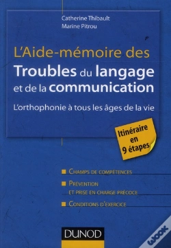 Capa do artigo L'Aide-Mémoire Des Troubles Du Langage Et De La Communication ; L'Orthophonie À Tous Les Âges
