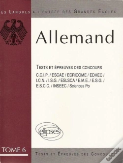 Capa do artigo L'Allemand Tome 6 Épreuves 84/89