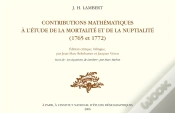 Capa do artigo Lambert. Contributions Mathématiques À L