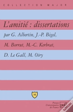 Capa do artigo L'Amitié : Dissertations