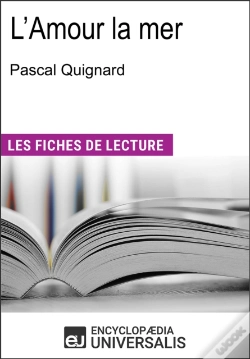 Capa do artigo L'Amour La Mer De Pascal Quignard