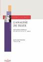 L'Analyse De Texte ; Méthode Générale Et Applications Au Droit - Preview