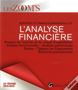 Capa do artigo L'Analyse Financiere - 22eme Edition - Analyse De L'Activite Et Du Risque D'Exploitation - Analyse F
