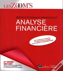 Capa do artigo L'Analyse Financiere, 27eme Edition - Analyse De L'Activite Et Du Risque D'Exploitation - Analyse Fo