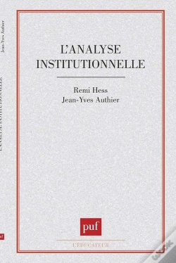Capa do artigo L'Analyse Institutionnelle