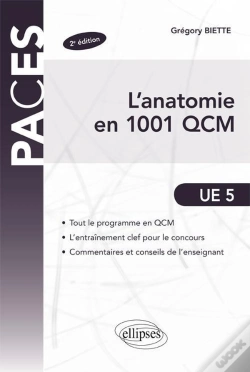 Capa do artigo L'Anatomie En 1001 Qcm (2e Édition)