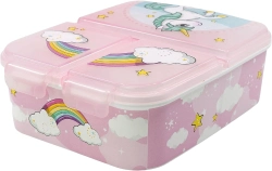 Capa do artigo Lancheira Multi Compartimentos - Unicorn Rainbow