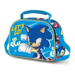 Capa do artigo Lancheira Térmica Sonic Let'S Go 3D 2025 25,5X20X10Cm 08501