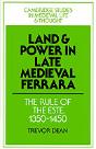 Land And Power In Late Medieval Ferrara - Preview