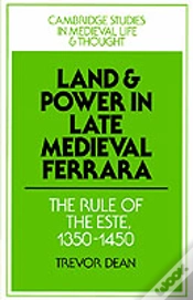 Capa do artigo Land And Power In Late Medieval Ferrara