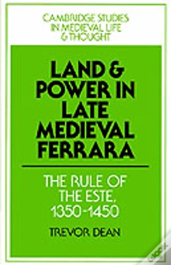 Capa do artigo Land And Power In Late Medieval Ferrara