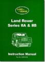 Land Rover Series Iia And Iib Instruction Manual - Preview