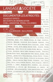 Capa do artigo Langage & Société