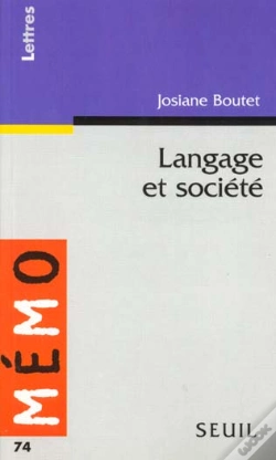 Capa do artigo Langage et société