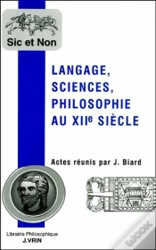 Capa do artigo Langage, Sciences, Philosophie Au Xii Siecle
