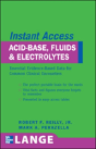 Lange Instant Access Acid-Base, Fluids, And Electrolytes - Preview