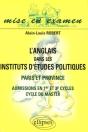 L'Anglais Dans Les Instituts D'Études Politiques - Paris Et Province - Admissions En 1er Et 2e Cycles,  Cycle Du Master - Preview