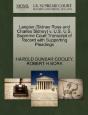 Langley (Sidney Ross And Charles Sidney) V. U.S. U.S. Supreme Court Transcript Of Record With Supporting Pleadings - Preview