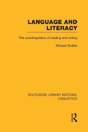 Language And Literacy (Rle Linguistics C: Applied Linguistics) - Preview