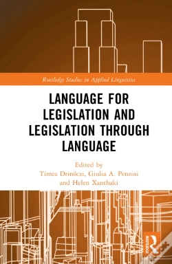Capa do artigo Language For Legislation And Legislation Through Language