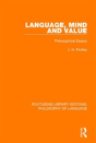 Language, Mind And Value - Preview