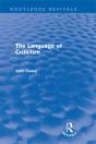 Language Of Criticism (Routledge Revivals) - Preview