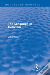 Capa do artigo Language Of Criticism (Routledge Revivals)