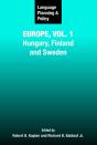 Language Planning And Policy In Europe, Vol. 1 - Preview