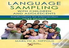 Language Sampling With Children And Adolescents