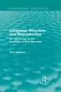 Language, Structure And Reproduction (Routledge Revivals) - Preview