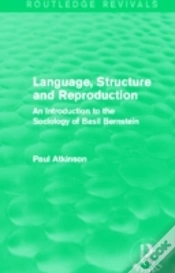 Capa do artigo Language, Structure And Reproduction (Routledge Revivals)
