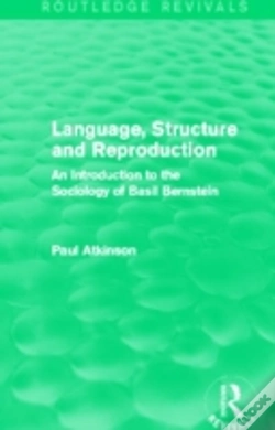 Capa do artigo Language, Structure And Reproduction (Routledge Revivals)