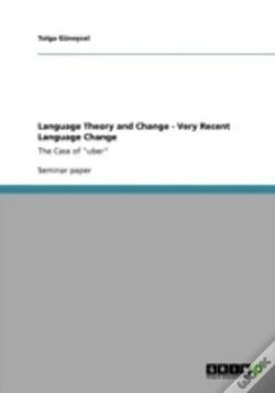 Capa do artigo Language Theory And Change - Very Recent Language Change